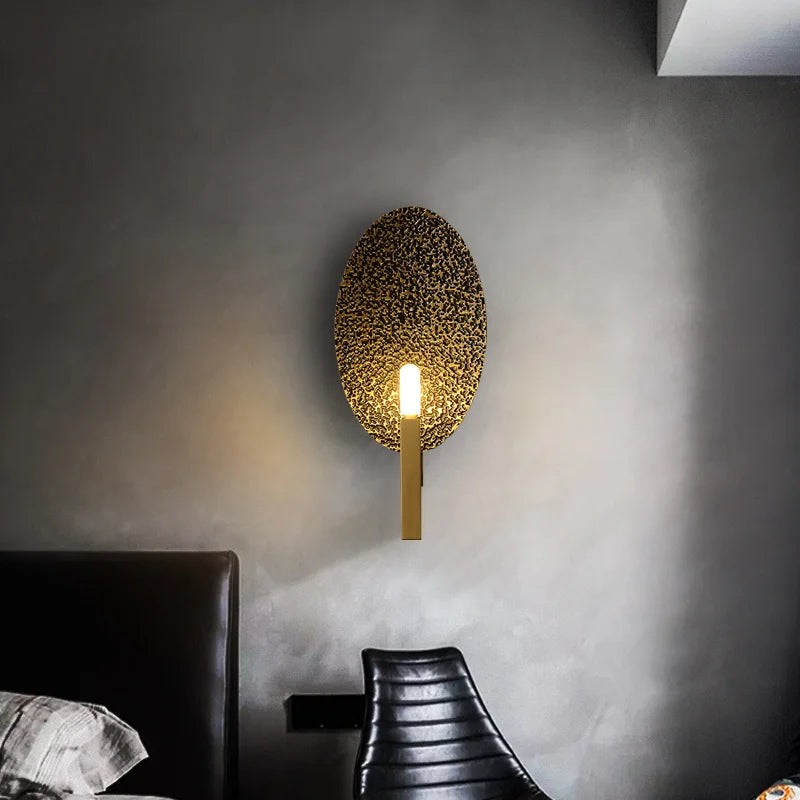 applique murale créative en cuivre style chandelier moderne avec led - vue 4 sur 6