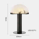 lampe de table rétro en tissu pour décoration intérieure