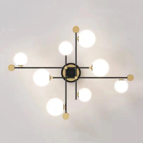 lustres led minimalistes pour éclairage intérieur moderne - vue 5 sur 7
