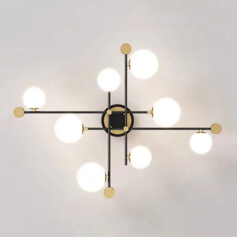 lustres led minimalistes pour éclairage intérieur moderne - vue 4 sur 7