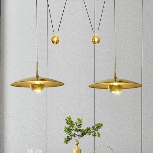 lustre soucoupe volante créatif moderne réglable pour intérieur décoratif - vue 3 sur 12