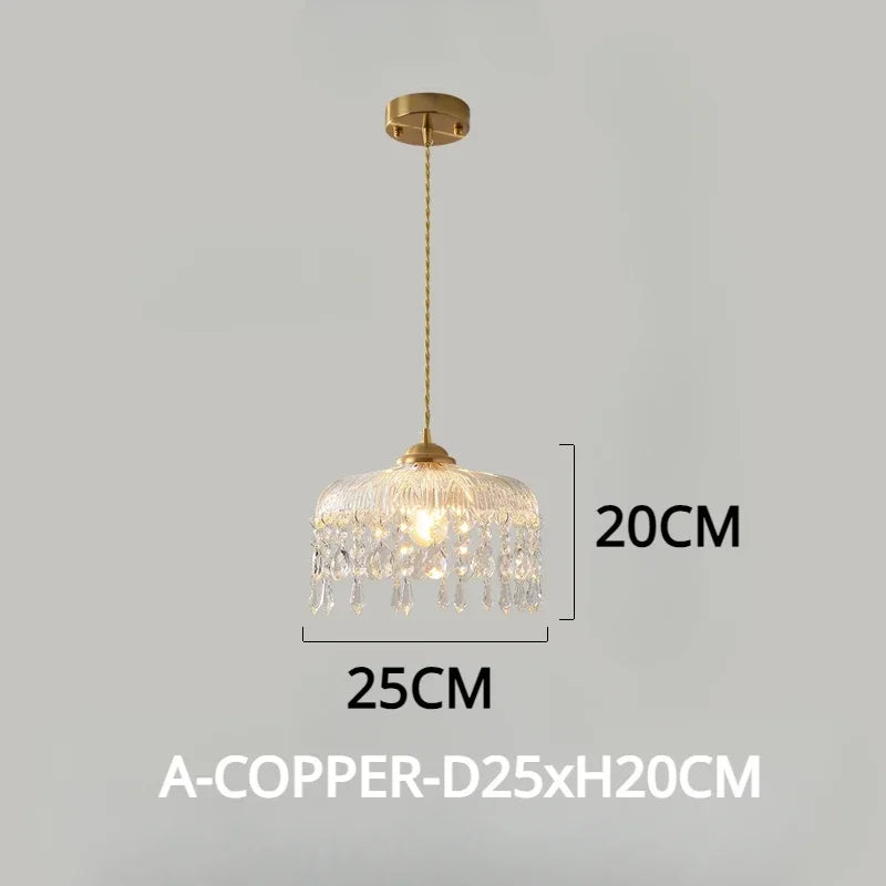 lustre vintage en cristal led design floral élégant - vue 9 sur 14