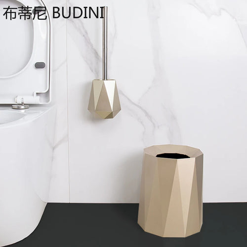 brosse de toilette en silicone avec support mural ou sur pied - vue 2 sur 10