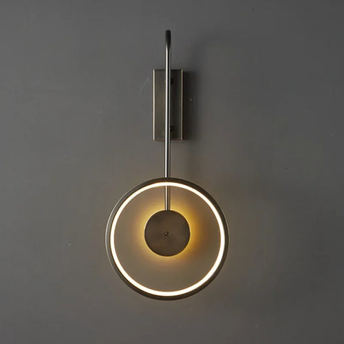 Light Luxury Bedroom Wall Light, Fashionable and Simple LED Living Room Background Wall Light, Bedside Lamp, Stair Light - vue 7 sur 8