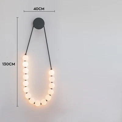 suspension design art deco en verre doré et chromé - vue 9 sur 13