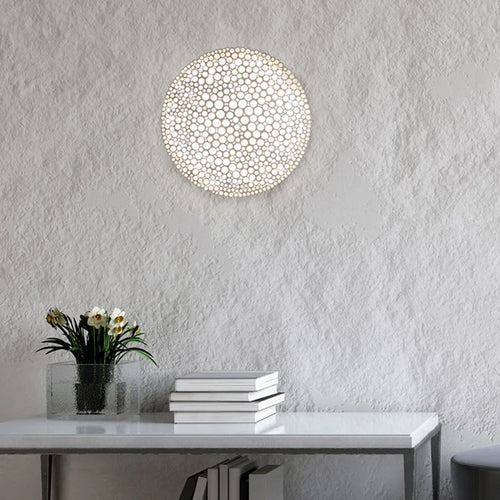 plafonnier led minimaliste en nid d'abeille créatif et élégant - vue 5 sur 12