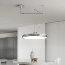 lustre design chromé bras oscillants longs rotatif 360°