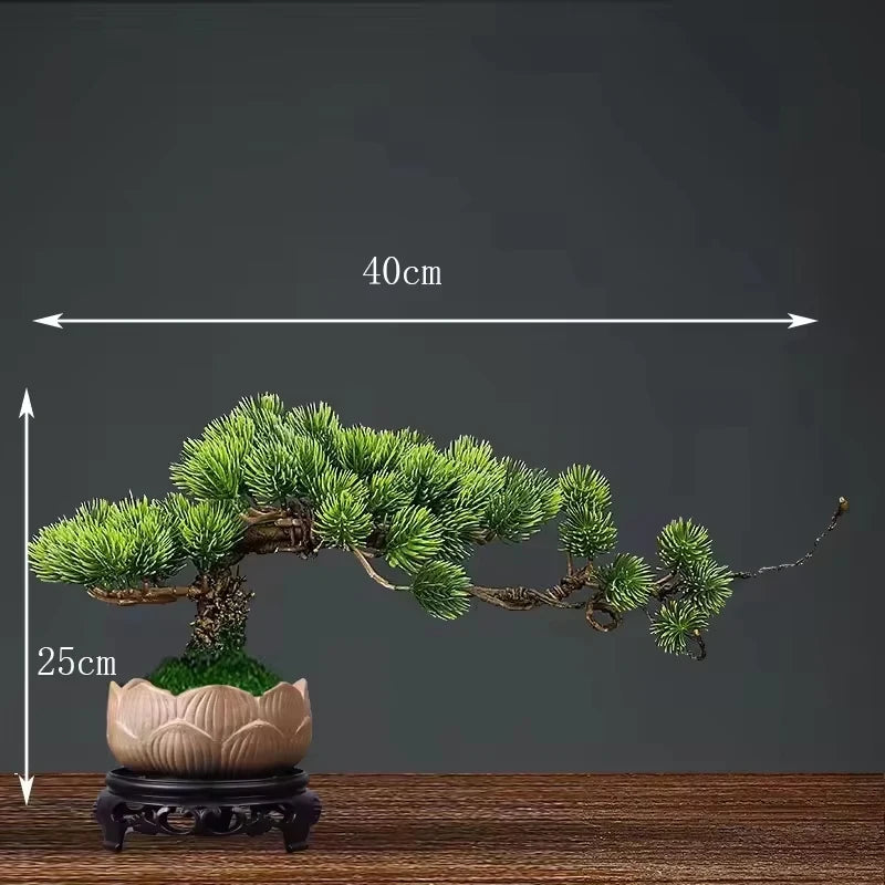 décoration intérieure faux arbre bonsaï style chinois pour un paysage apaisant - vue 21 sur 33