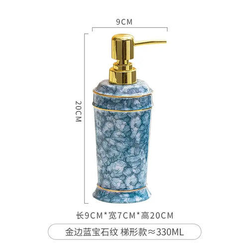 distributeur de savon céramique pour gel douche et désinfectant - vue 22 sur 30