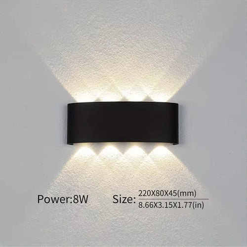 applique murale extérieure led étanche pour éclairage moderne - vue 7 sur 7