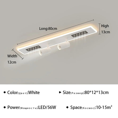 plafonnier led moderne pour décoration d intérieur et éclairage décoratif - vue 13 sur 18