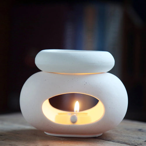 brûleur d'huiles essentielles diffuseur d'arômes pour bien-être et détente - vue 2 sur 7