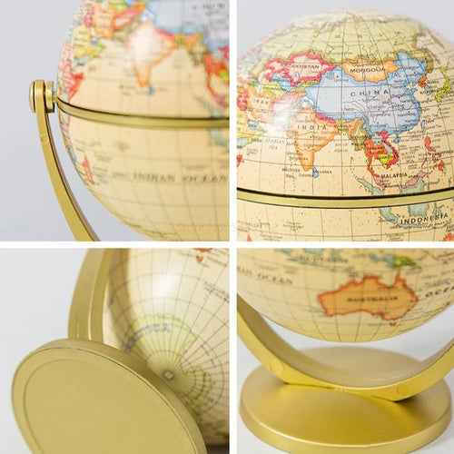 artisanat moderne globe décoratif pour bureau et salon - vue 6 sur 16
