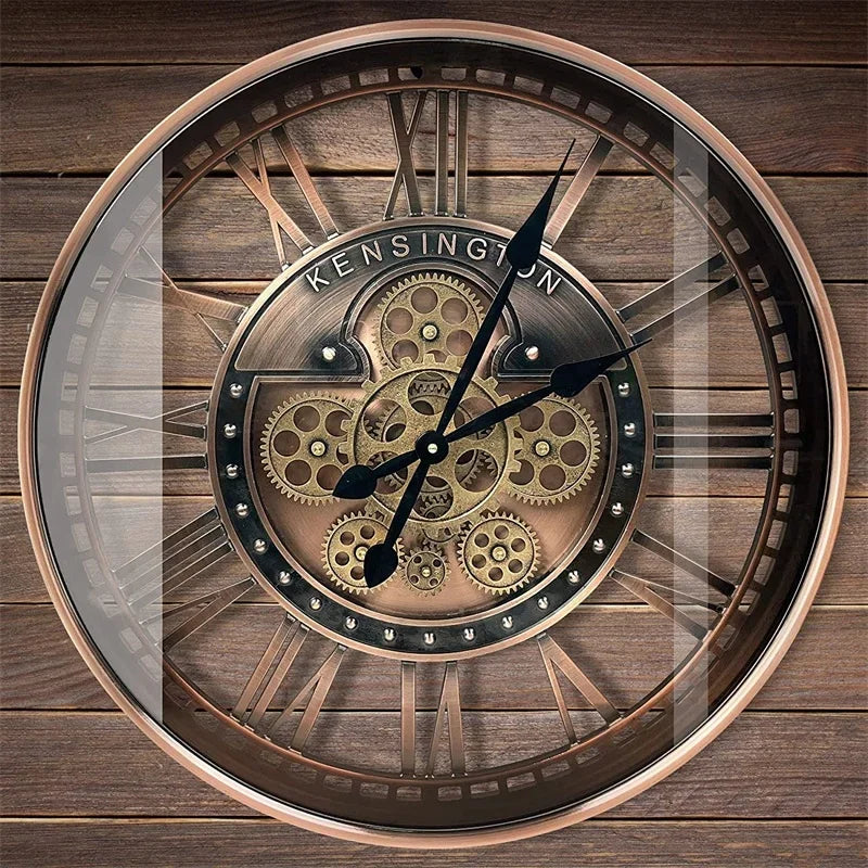 horloge murale mobile en métal décoration intérieure élégante et durable - vue 7 sur 7