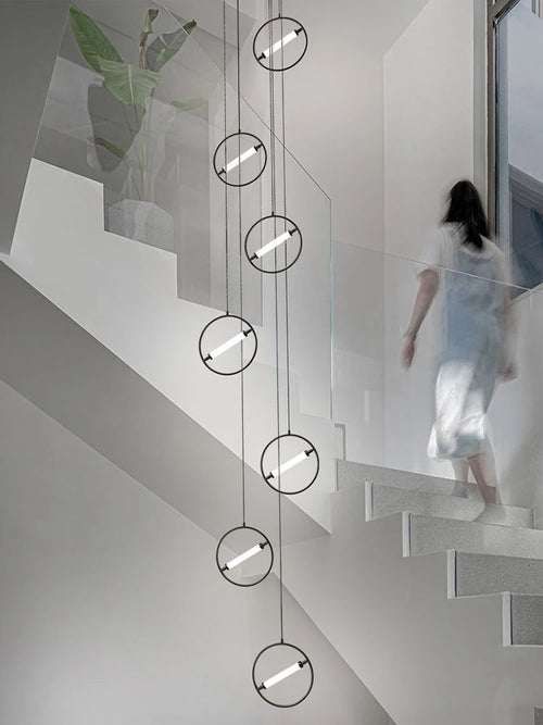 lustre à led moderne pour un éclairage nordique élégant - vue 2 sur 15