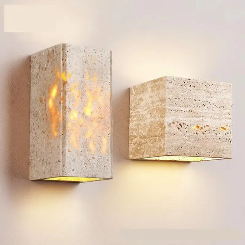 applique murale led en marbre art déco pour intérieur et éclairage décoratif - vue 3 sur 7