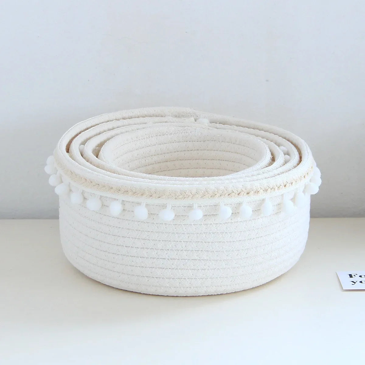 panier de rangement tissé polyvalent pour jouets et accessoires - vue 3 sur 9