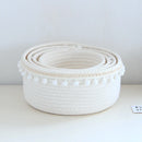 panier de rangement tissé polyvalent pour jouets et accessoires