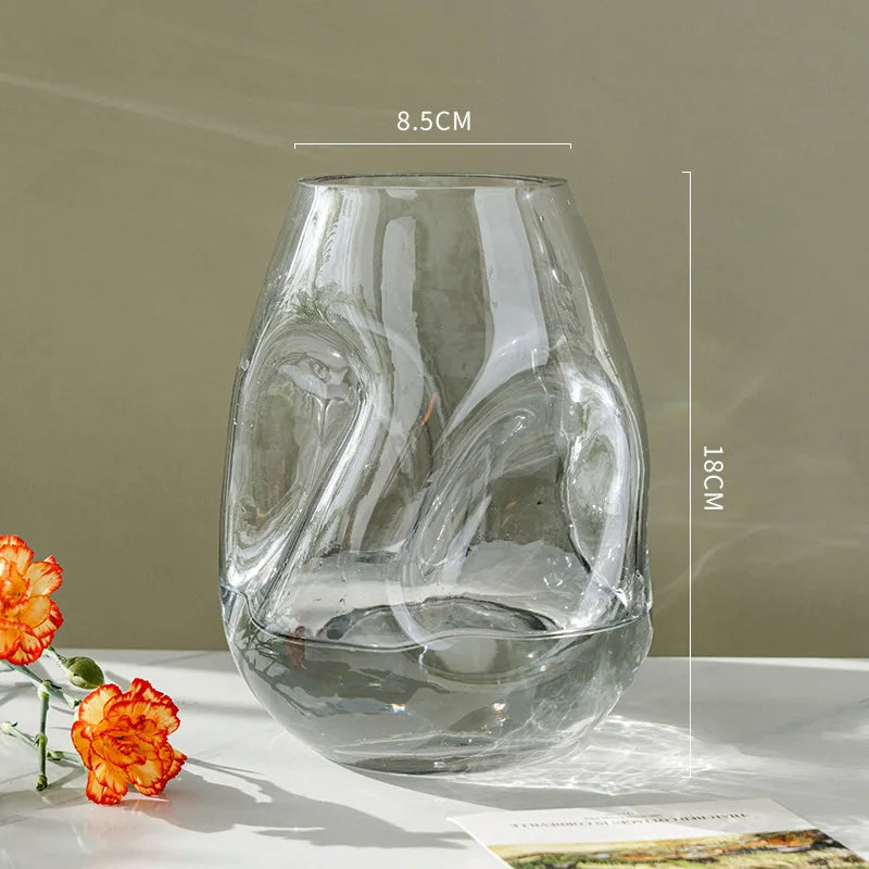 vase en verre pour arrangement floral décoration moderne - vue 10 sur 10