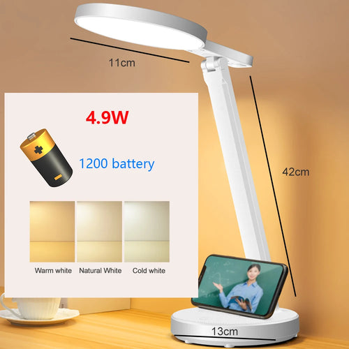 lampe de bureau led tactile usb gradation protection yeux - vue 27 sur 29