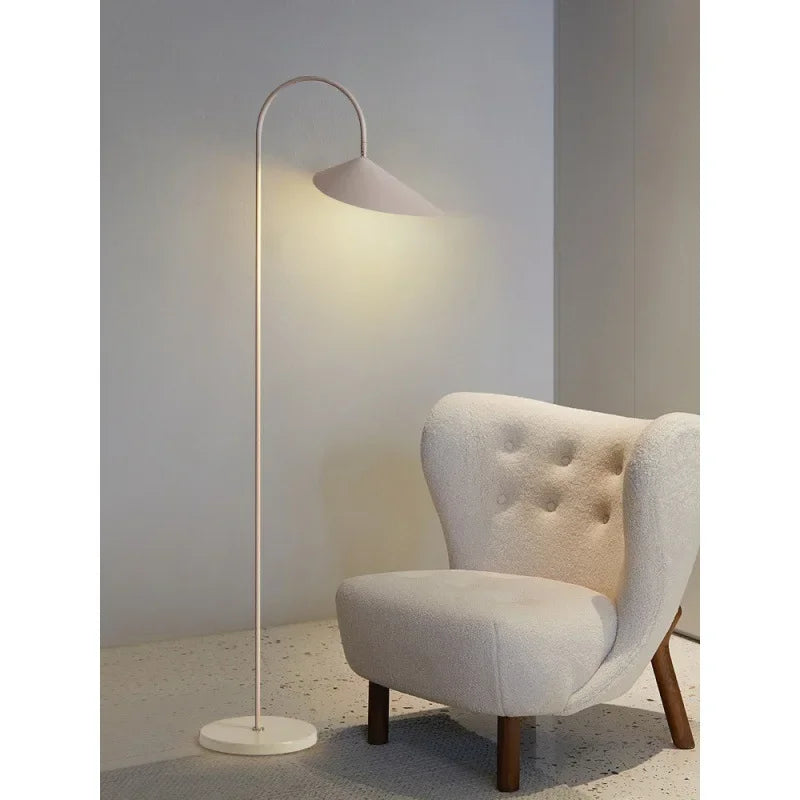 Nordic Minimalist Led Floor Lamp with Changeable Bulb for Living Dining Room Tables Stand Lighting Luminaires - vue 1 sur 8