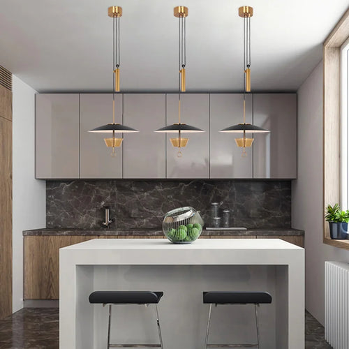 suspension moderne en forme dovni pour divers espaces - vue 3 sur 7