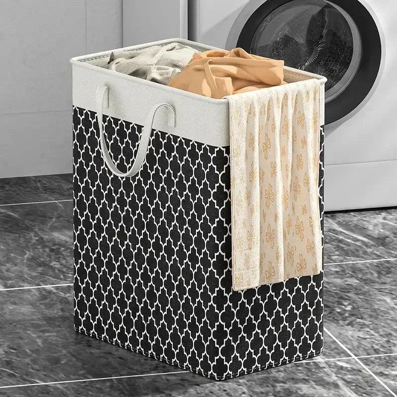 panier à linge pliable imperméable grande capacité pour vêtements - vue 9 sur 10