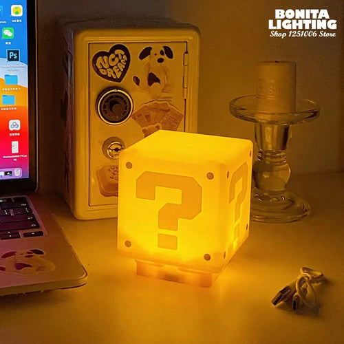 applique murale led super question mark pour décoration e-sports - vue 5 sur 8
