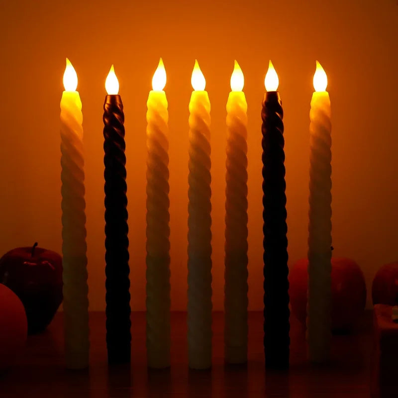 bougies led clignotantes sans flamme pour décorations festives - vue 2 sur 16