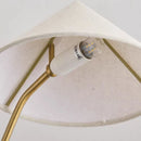 lustre moderne en tissu avec abat-jour créatif et éclairage led