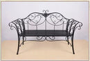 banc de jardin fer forgé table et chaises extérieur