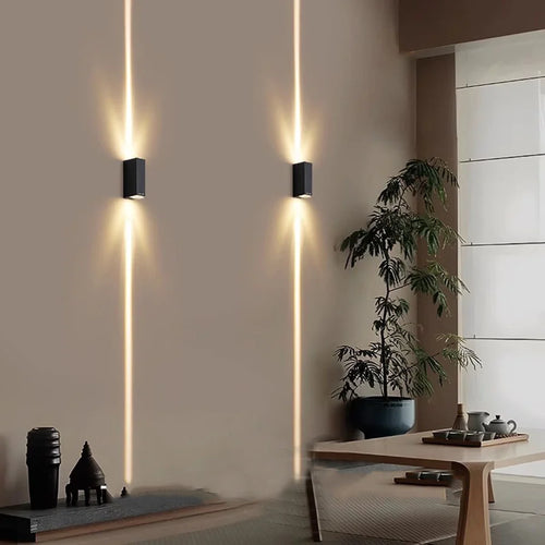 applique murale led extérieure moderne étanche en aluminium - vue 3 sur 15