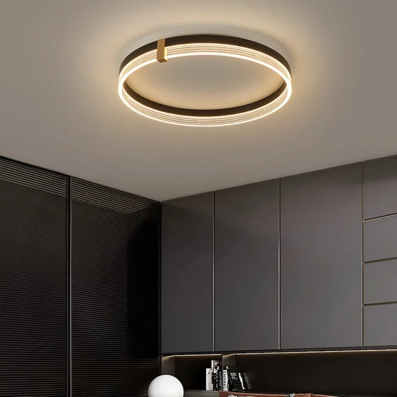 Plafonnier Led minimaliste avec télécommande - vue 5 sur 15