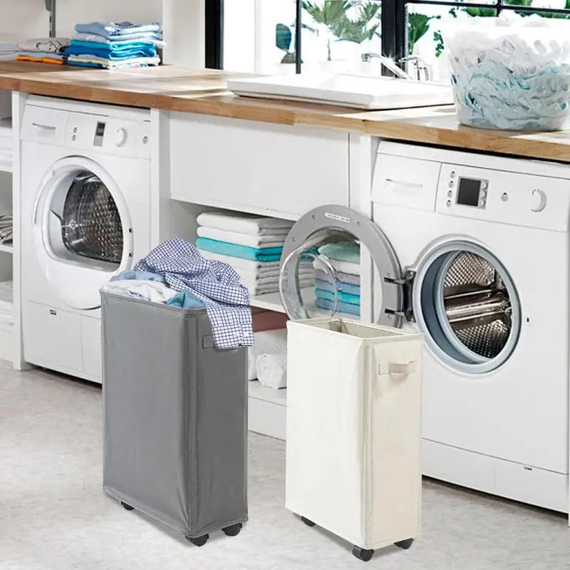 panier à linge pliable avec couvercle pour rangement pratique - vue 8 sur 8