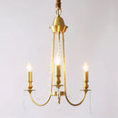 lustre en laiton moderne pour éclairage intérieur élégant