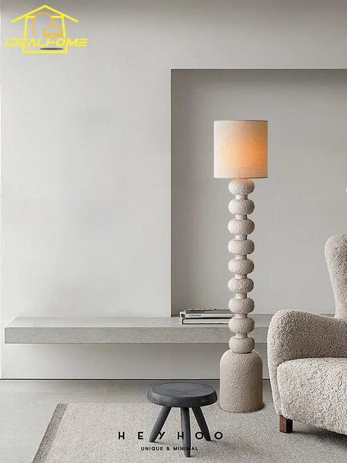Lampadaire minimaliste wabi-sabi LED E27 - vue 6 sur 6