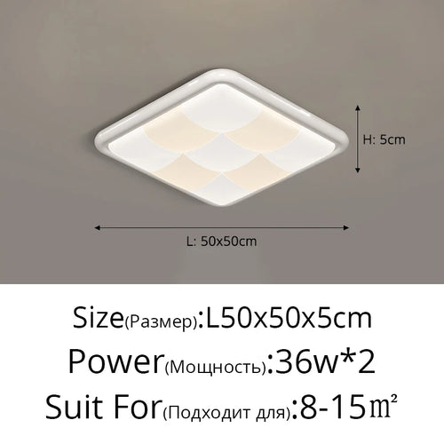 plafonnier à led design pour éclairage et décoration intérieure - vue 12 sur 14