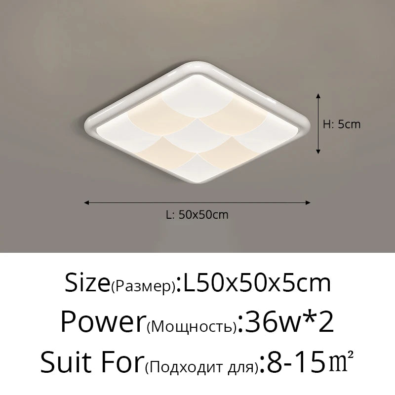 plafonnier à led design pour éclairage et décoration intérieure - vue 12 sur 14
