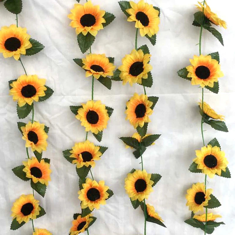 décoration de tournesol artificiel pour mariage et fêtes - vue 3 sur 7