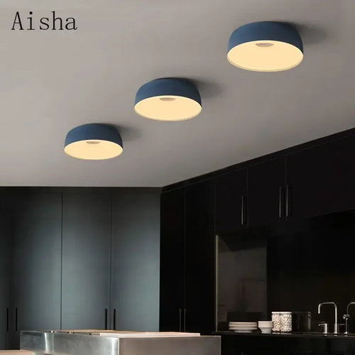 plafonnier nordique led pour éclairage intérieur moderne - vue 3 sur 15