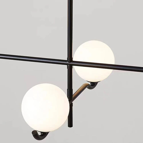 suspension moderne en verre luminaire décoratif d'intérieur - vue 7 sur 10