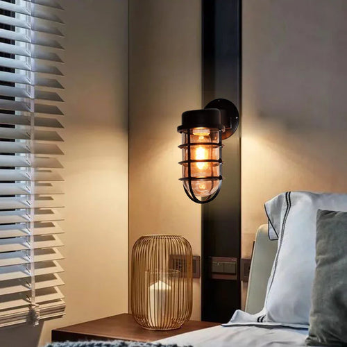 applique murale rétro industrielle pour extérieur et intérieur - vue 5 sur 14
