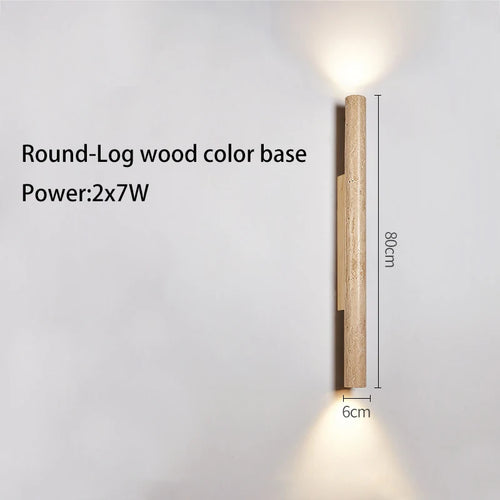 Applique murale longue Led en pierre - vue 12 sur 21