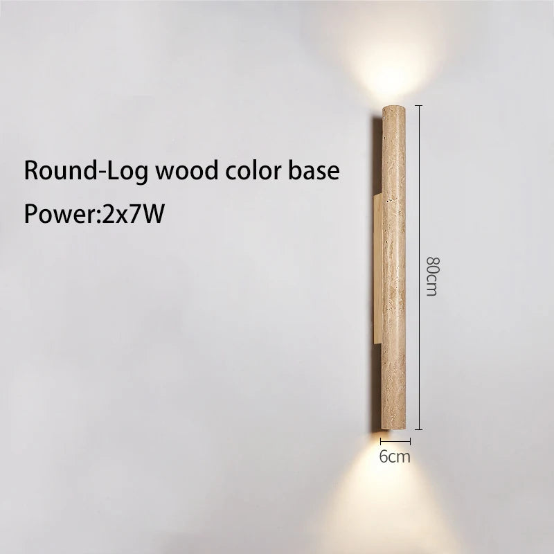 Applique murale longue Led en pierre - vue 11 sur 21