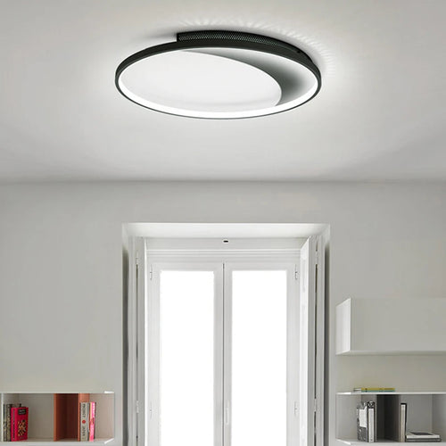 plafonnier moderne à leds avec télécommande pour intérieur décor lumineux - vue 5 sur 12