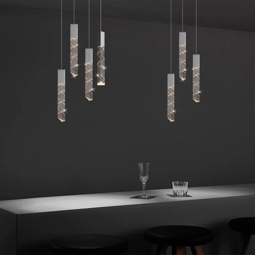 lustre en cristal de luxe à led pour un éclairage élégant - vue 5 sur 17