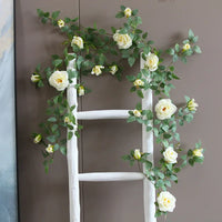 roses artificielles en soie pour décoration intérieure et extérieure