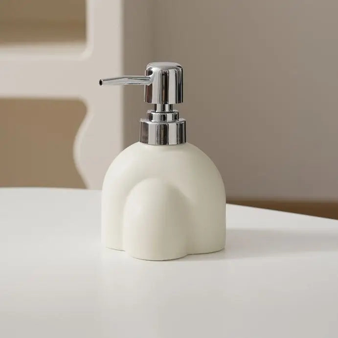 distributeur de savon en céramique portable pour shampoing et eau - vue 13 sur 21