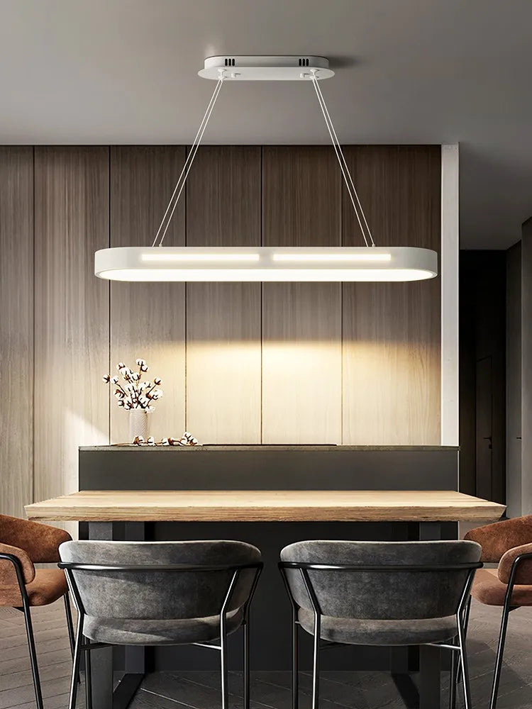 lustre moderne minimaliste led barre de lumière de luxe - vue 2 sur 9
