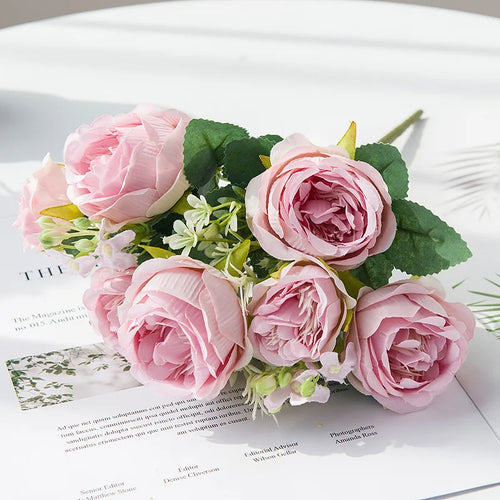 fleurs artificielles pour décoration mariage et scrapbooking - vue 9 sur 9